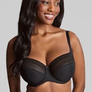 Panache Serene Full Cup Bra Black Noir 36J